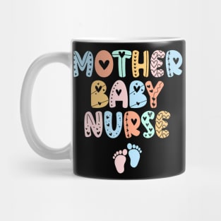 Groovy Mother Baby Nurse Women Nurse Week Mug